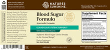 Blood Sugar Formula, Ayurvedic (100 caps)