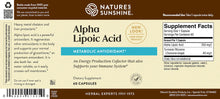 Alpha Lipoic Acid (60 caps) (ko)