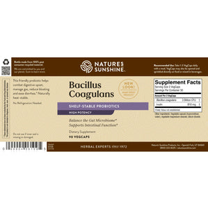 Bacillus Coagulans, NutriBiome (90 caps)