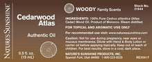 Cedarwood Authentic Essential Oil (15 mL)