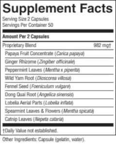 Anti-Gas Formula with Lobelia  (100 caps) (ko)